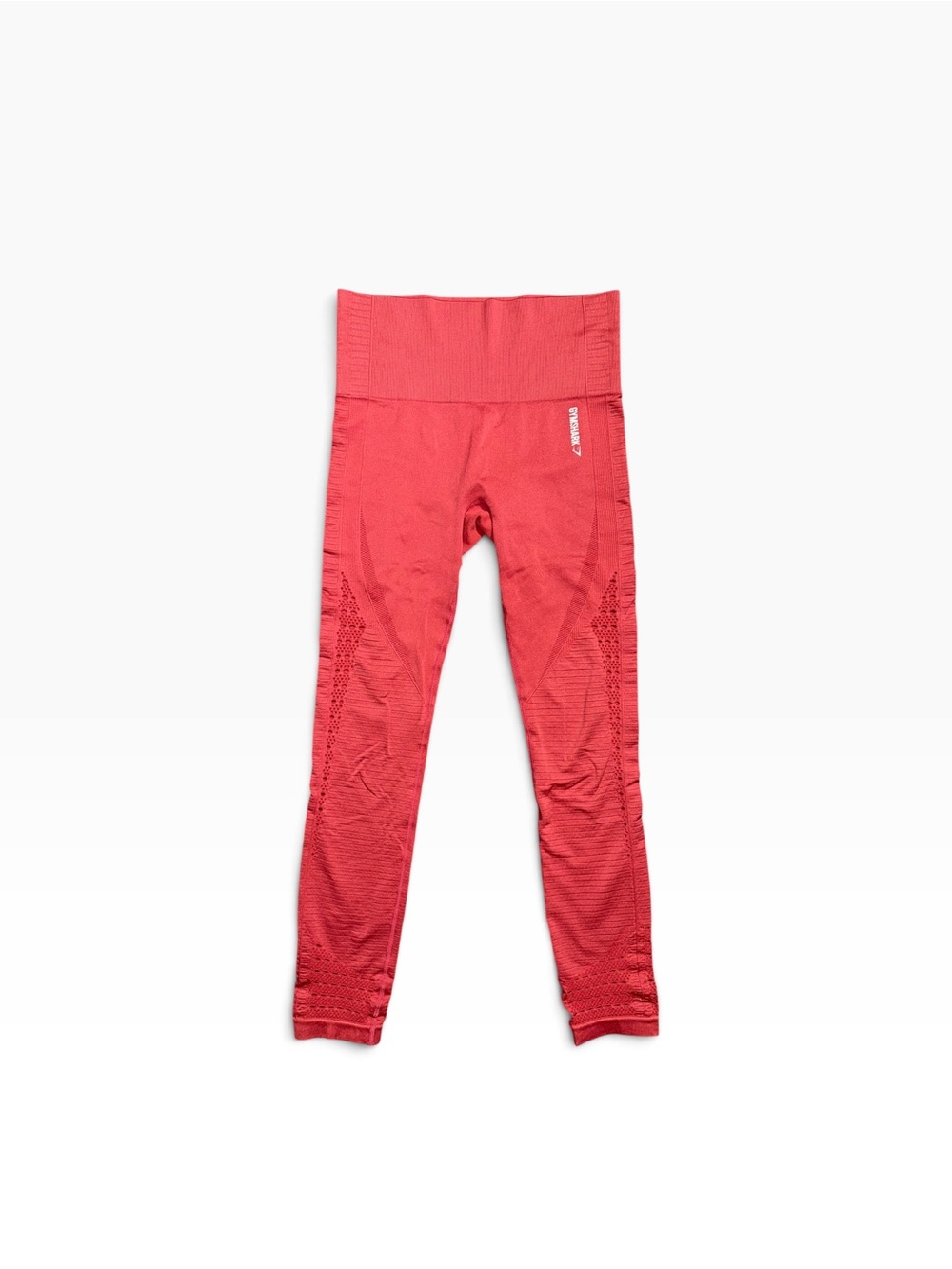 GymShark Energy Seamless High-Waist Leggings - Coral Pink
